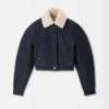 Blouson Aviator en denim Ovalo de-Nîmes Blouson Aviator en denim