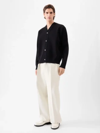 Cardigan Doppio Cardigan arrondi