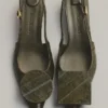 Escarpins à bride arrière Duelo talons bobines ronds et carrés