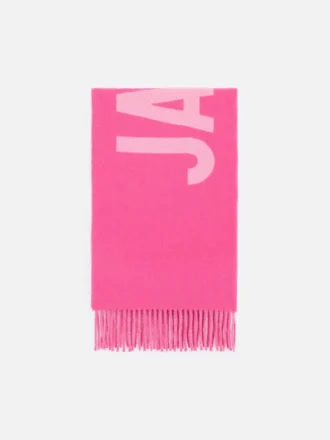 L’écharpe Jacquemus Écharpe à logo frangé L’écharpe Jacquemus Écharpe à logo frangé