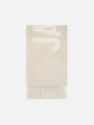 L’écharpe Jacquemus Écharpe à logo frangé L’écharpe Jacquemus Écharpe à logo frangé