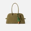 La carotte Charm pour sac en forme de carotte nouée La carotte Charm pour sac en forme de carotte nouée