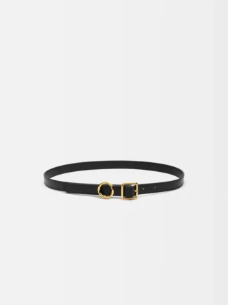 La ceinture fine Regalo Ceinture à boucle fine cercle et carré