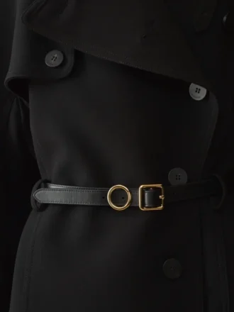 La ceinture fine Regalo Ceinture à boucle fine cercle et carré