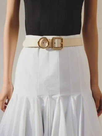 La ceinture Regalo Ceinture à boucle ronde et carrée