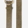 La ceinture Salon Ceinture à boucle carrée et cercle superposés La ceinture Salon Ceinture à boucle carrée et cercle superposés