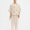 La chemise Aloe Chemise carrée en jacquard banane