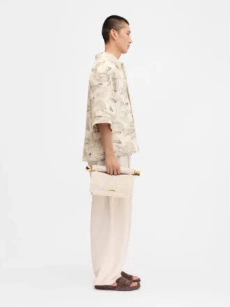 La chemise Aloe Chemise carrée en jacquard banane