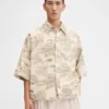 La chemise Aloe Chemise carrée en jacquard banane