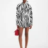La chemise Cuadro Chemise asymétrique imprimé Zebra Arty