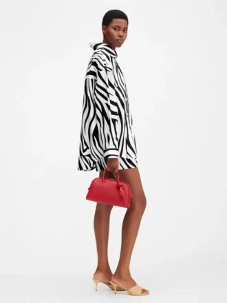 La chemise Cuadro Chemise asymétrique imprimé Zebra Arty