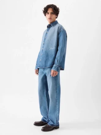 La chemise en denim Simon de Nîmes Chemise droite en denim