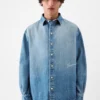 La chemise en denim Simon de Nîmes Chemise droite en denim