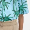 La chemise en jean Chemise à manches courtes imprimée Palmiers Étoiles