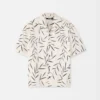 La chemise Fonccio Chemise bowling imprimé feuillage