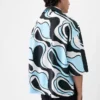 La chemise à manches courtes Pablo Chemise asymétrique imprimé Zebra Arty