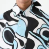 La chemise à manches courtes Pablo Chemise asymétrique imprimé Zebra Arty