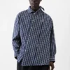La chemise à manches longues Cuadro Chemise asymétrique à rayures Business