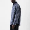 La chemise à manches longues Cuadro Chemise asymétrique à rayures Business