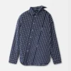 La chemise à manches longues Cuadro Chemise asymétrique à rayures Business