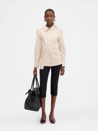 La chemise Pablo Chemise asymétrique à rayures