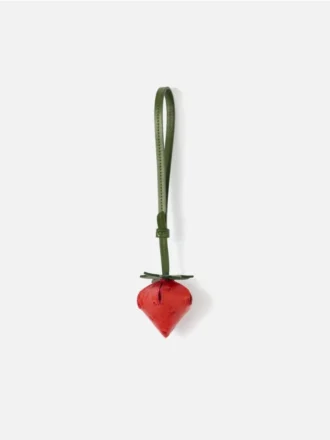 La fraise Charm pour sac en forme de fraise Origami