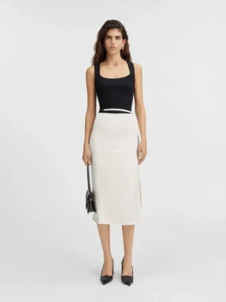 La jupe Notte Jupe midi en satin
