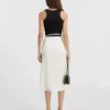 La jupe Notte Jupe midi en satin La jupe Notte Jupe midi en satin