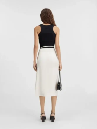La jupe Notte Jupe midi en satin
