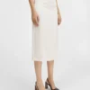 La jupe Notte Jupe midi en satin La jupe Notte Jupe midi en satin