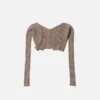 La maille Pralù Cardigan micro logo La maille Pralù Cardigan micro logo