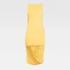 La mini-robe Peplo Mini-robe à encolure carrée