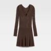 La mini-robe Pralù Mini-robe à manches longues et volants La mini-robe Pralù Mini-robe à manches longues et volants