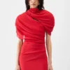 La robe Castagna Mini-robe drapée La robe Castagna Mini-robe drapée