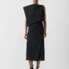 La robe Drap Robe colonne asymétrique La robe Drap Robe colonne asymétrique