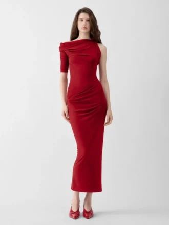 La robe Drapeado Robe midi drapée La robe Drapeado Robe midi drapée
