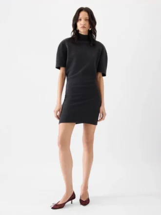 La robe en maille Castagna Robe en maille à manches courtes