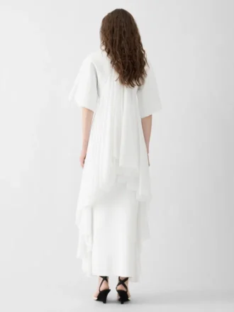 La robe en maille Mistral Robe drapée à manches courtes