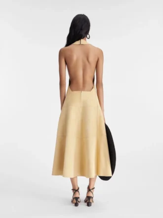 La robe Favola Robe dos nu en daim
