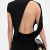 La robe Salerno Robe asymétrique drapée La robe Salerno Robe asymétrique drapée