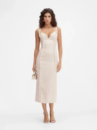 La robe Valérie Robe ajustée effilochée La robe Valérie Robe ajustée effilochée