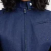 La veste Cabrio en denim de Nîmes Veste moto courte en denim La veste Cabrio en denim de Nîmes Veste moto courte en denim