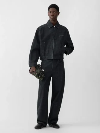 La veste en denim Canevas de-Nîmes Veste en denim Workwear