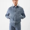 La veste en denim Canevas de-Nîmes Veste en denim zippée