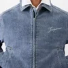 La veste en denim Canevas de-Nîmes Veste en denim zippée