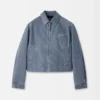 La veste en denim Canevas de-Nîmes Veste en denim zippée