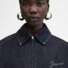 La veste en denim Canevas de-Nîmes Veste en denim zippée La veste en denim Canevas de-Nîmes Veste en denim zippée