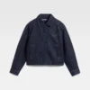 La veste en denim Canevas de-Nîmes Veste en denim zippée La veste en denim Canevas de-Nîmes Veste en denim zippée
