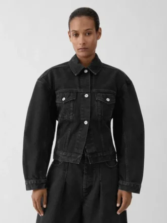 La veste en denim de-Nîmes Veste en denim ajustée