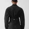 La veste en denim de-Nîmes Veste en denim ajustée La veste en denim de-Nîmes Veste en denim ajustée
